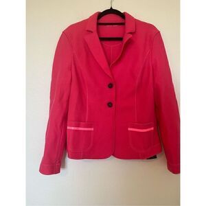NWT Marc Cain Fuschia 100% Virgin Wool Blazer